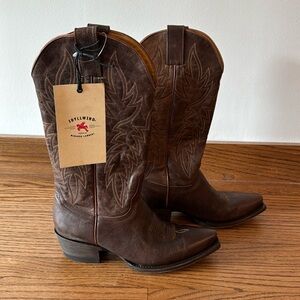 IDYLLWIND WOMEN'S WHEELER WESTERN BOOT - SNIP TOE (SIZE 7.5)